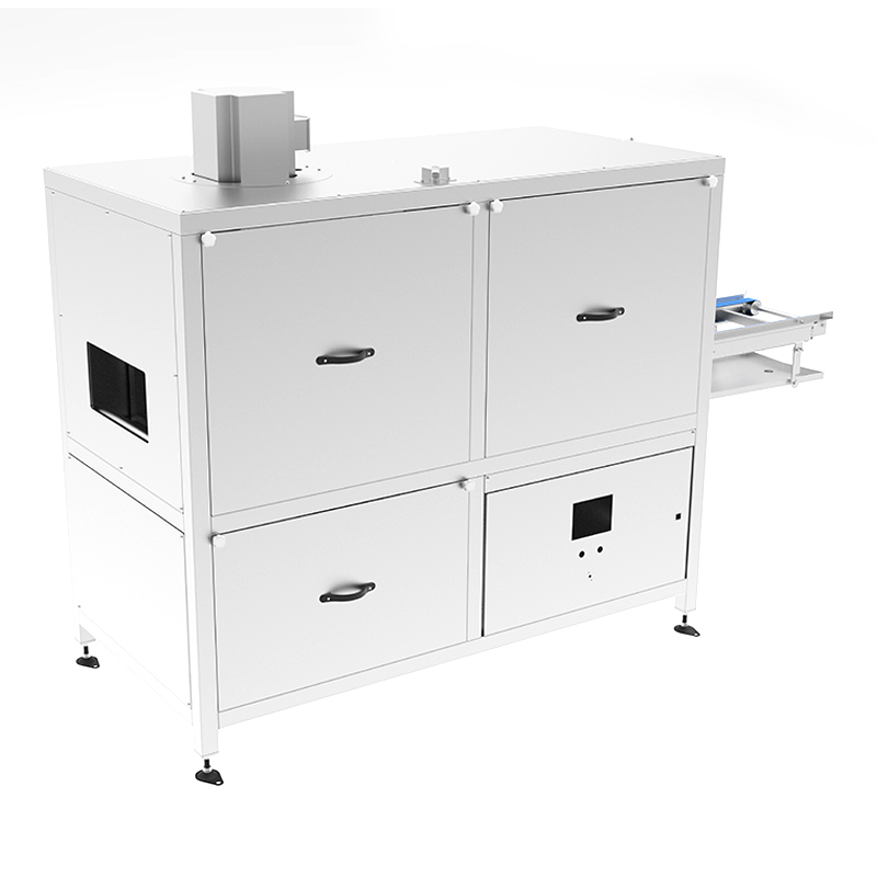Crate spinning machine